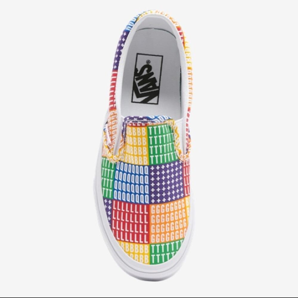 NIB VANS Classic Slip-On Pride Sneakers Shoes 5 - Picture 5 of 7